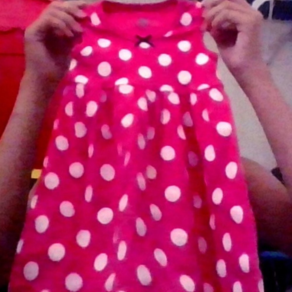 A baby's polka dot dress